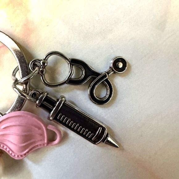 Nurse charm key chain - Picture 7 of 7